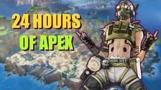 Playing RANKED in Apex Legends for 24 hours....