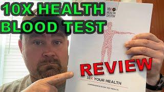 I TRIED THE 10X BLOOD TEST | Review of the 10x Health Blood Test