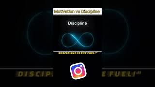 Motivation vs Discipline.#motivation #sucsess #shorts