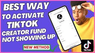 How To Fix TikTok Creator Fund Not Showing Up |Get Paid On TikTok 2023