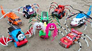 Upgrade Kereta Percy Devil Spider, Kereta Api Thomas and Friends, Blaze, McQueen, Helicopters