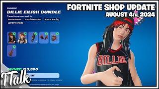 BILLIE EILISH IS BACK! Fortnite Item Shop [August 4th, 2024] (Fortnite Chapter 5)