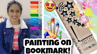 Mini Vlog 99 - Painting on Bookmark! | Riya's Amazing World