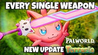 EVERY *NEW* Weapon in Palworld UPDATE! (New OP Weapons)