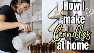 How to make candles at home | Candle Making Using Wax Melter