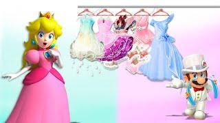 Super Mario Clothes Switch Up Into Wedding | Go Wow