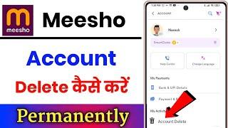 How To Delete Meesho Account !! Meesho Account Delete Kaise Kare