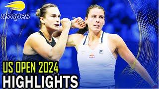 Emma Navarro vs Aryna Sabalenka Semi-Final Highlights | US Open 2024