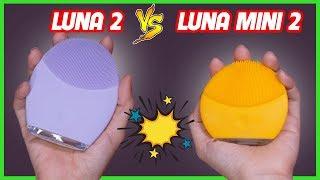 So sánh máy rửa mặt Foreo Luna 2 và Luna mini 2 - Nên mua máy nào? | Tiny Loly