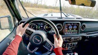 2021 Jeep Wrangler Rubicon 4xe - POV Test Drive (Binaural Audio)