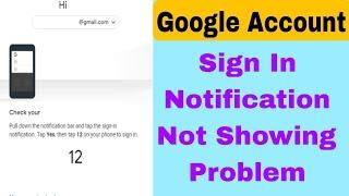 Google Account Login Pull Down The Notification Bar And Tap The Sign-in Notification Not Showing