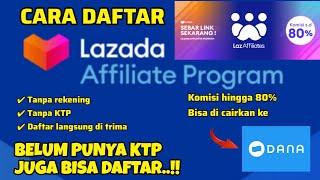 CARA DAFTAR LAZADA AFFILIATE