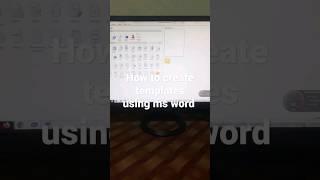 how to create a template in ms word
