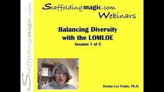 Scaffoldingmagic Webinar Balancing Diversity with the LOMLOE Session 1 of 5