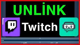 Streamlabs OBS How to UNLINK Twitch Account!