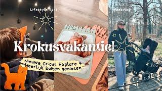 Nieuwe Cricut & Krokusvakantie! WEEKVLOG 2024 | Lifestyle Spot