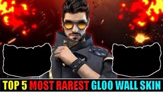 TOP- 5 MOST RAREST GLOO WALL SKIN IN FREE FIRE #shorts #freefireshorts