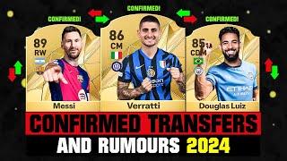 FIFA 25 | NEW CONFIRMED TRANSFERS & RUMOURS!  ft. Verratti, Messi, Douglas Luiz... etc