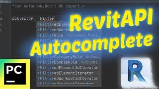 How to set up Revit API Autocomplete in pyCharm [RevitAPI + python]