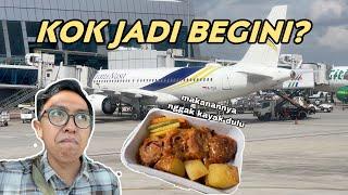 TRANSNUSA A320 CEO JAKARTA KE JOGJAKARTA | INFLIGHT MEAL DOWNGRADE?