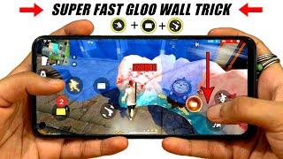 Super Fast Gloo Wall Trick  | Fast Sit-up Gloo Wall Trick | 2 Finger Fast Gloo Wall Trick "