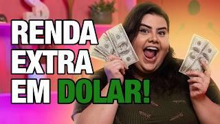 GANHE EM DÓLAR - 8 dicas de aplicativos para RENDA EXTRA em dólar... a última é em EURO!