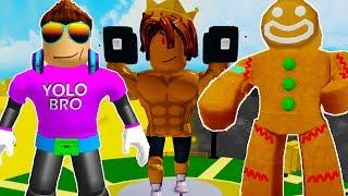 КАК ПРОЙТИ НОВЫЙ СИМУЛЯТОР КАЧКА ОТ КУКИБОЯ?! BIG LIFTING SIMULATOR ROBLOX