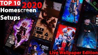 TOP 10 BEST Live Wallpaper & Homescreen Setups of  Early 2021 / 2020