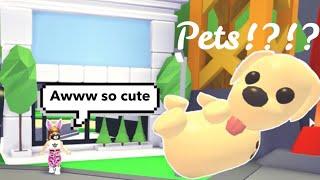 Pets in Adopt me?!?!?! (Roblox) | Its SugarCoffee