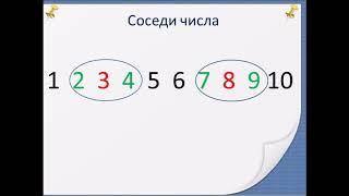 Числовой ряд от 1 до 10  Следующее и предыдущее числа