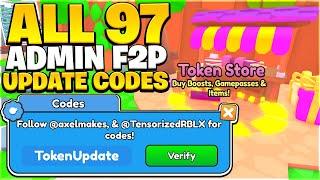 All 97 ADMIN F2P TOKEN UPDATE Codes In Arm Wrestle Simulator