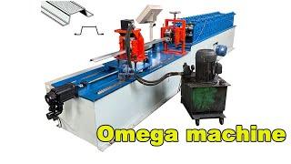 light omega roll forming machine | omega profile roll forming machine | omega machine for Chile