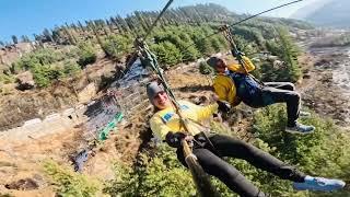 Longest Zip line Manali| Zipline Manali| Manali Adventures| Zipline activities| NaNi tho allari