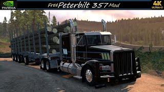 *Free Peterbilt 357*Cummins ISM* Long Longing Coeur d'Alene to Colville Project Nex-Gen ATS 4K 1.48