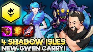 4 Shadow Isles - New Set 9 AP Bruiser Gwen Carry!! | TFT Runeterra Reforged | Teamfight Tactics