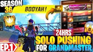 Road To Grandmaster Season 36 || Finally New Rank Season आ ही गया || Ep-1 GARENA FREE FIRE