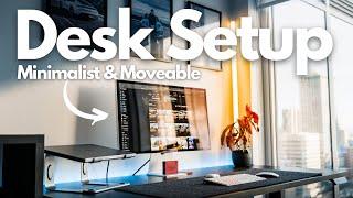 MINIMALIST & Highly FUNCTIONAL Home Office Setup For Content Creators | Desky