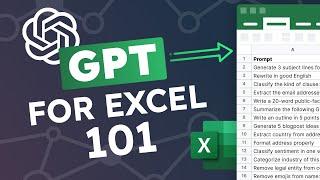 GPT for Excel: a beginner's guide (101)