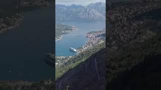 Kotor Serpentine Road ~ Montenegro scenic drives #shorts