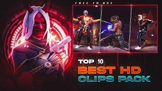 Top 10 HD Quality Emot Clip No copyright ClipTop 5 Clip+Xml+CC  Free Fire Duo ClipFF 4k Clips