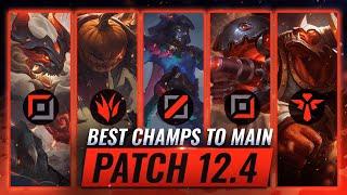 TOP 3 Champions To MAIN For EVERY ROLE in Patch 12.4 - League of Legends Season 12