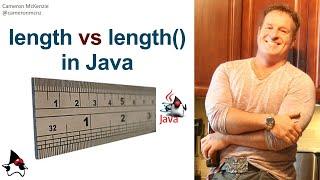 Difference between length() and length() in Java