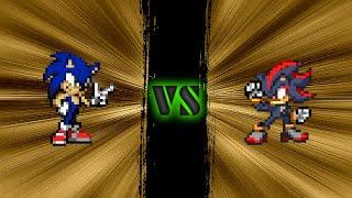 Sonic vs Shadow