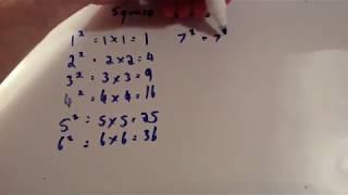 Square Numbers - Corbettmaths