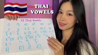 ASMR Thai Vowels  Soft Spoken, Writing, Words