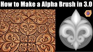 How to Create a Alpha Brush | Blender Tutorial | 3.0