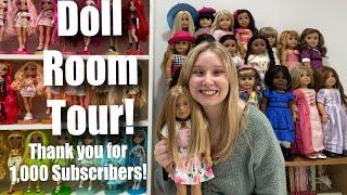 Doll Room Tour!!! (1,000 Subscribers Celebration)