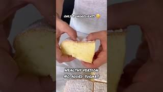 Best Sponge Cake Healthy Recipe (SO FLUFFY OMG) #shorts