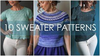 10 Easy Sweater Patterns to Knit this Fall (Plus 2 Bonus Patterns and a Sweet Sweater Pattern Deal!)