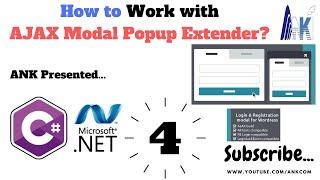 how to work with #Ajax #Model #popup #extender?